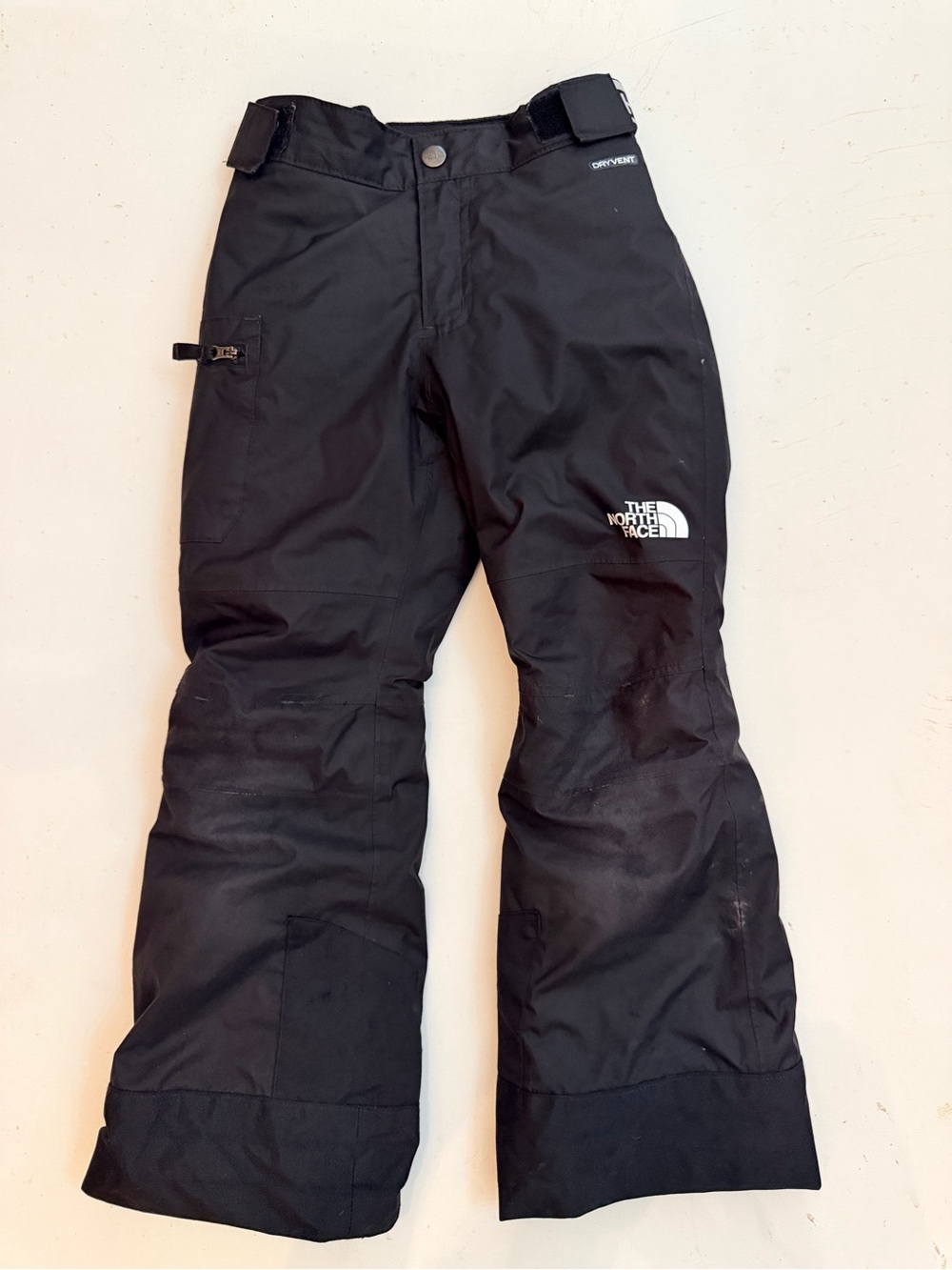 The North Face black snow ski pant girl